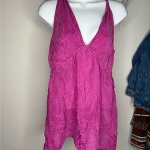 Johnny Was Fuchsia Camisole Top